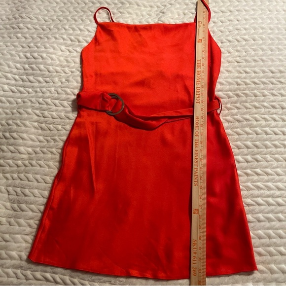 River Island slip dress Red/orange size 10 - Picture 11 of 12